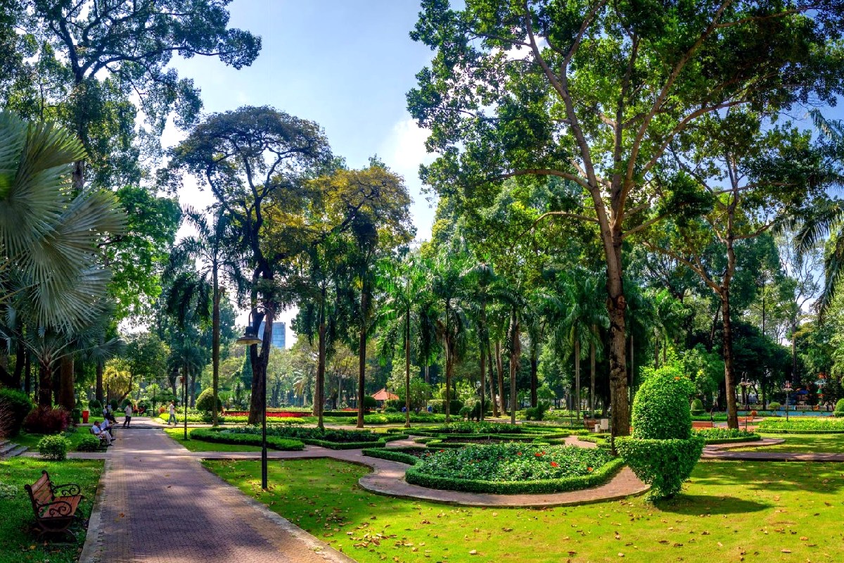 Tao Dan Park in Ho Chi Minh City